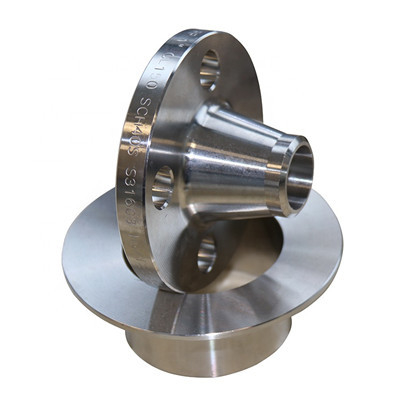 ASTM A182 F51 F53 WN ANSI B16.5 스테인리스강 플랜지 WN 플랜지