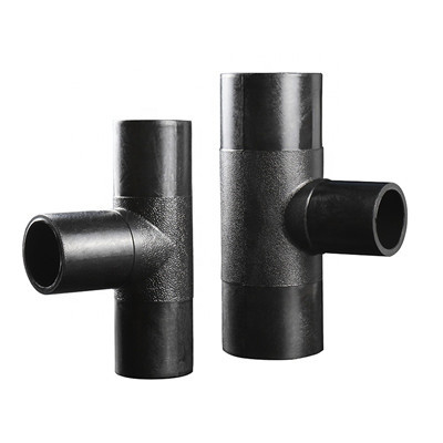 SCH40 DN20-110 hdpe 파이프 압축 피팅 HDPE 티