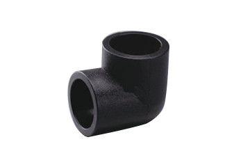 물 위생 개머리판쇠 90° 팔꿈치 HDPE 관 이음쇠