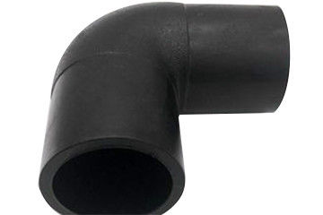 HDPE 관 이음쇠의 물 위생 물 공급 관 개머리판쇠 90° pe 팔꿈치
