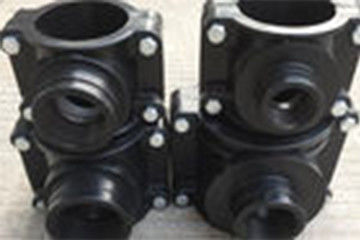 HDPE 뜨겁 용해 개머리판쇠 특별한 죔쇠 안장 유형 관 이음쇠