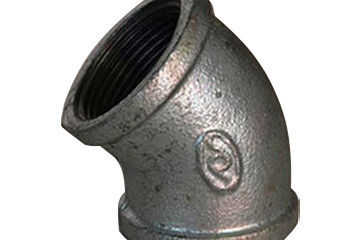 ASME 45도 팔꿈치 Cs 탄소 강관 이음쇠
